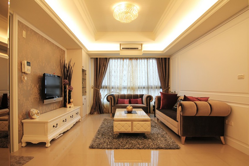室內裝潢圖片，客廳 輕古典氣質美居