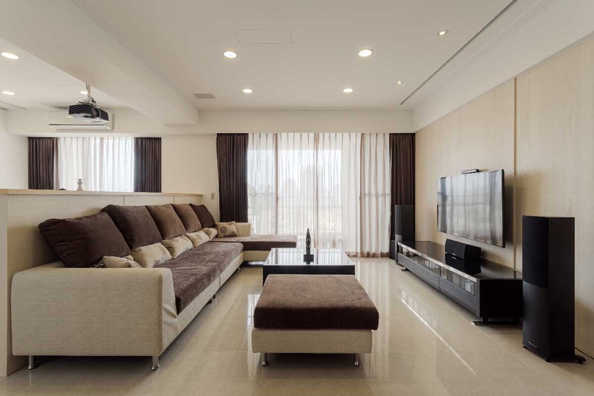 室內裝潢圖片，客廳 簡單舒適 100%好用設計
