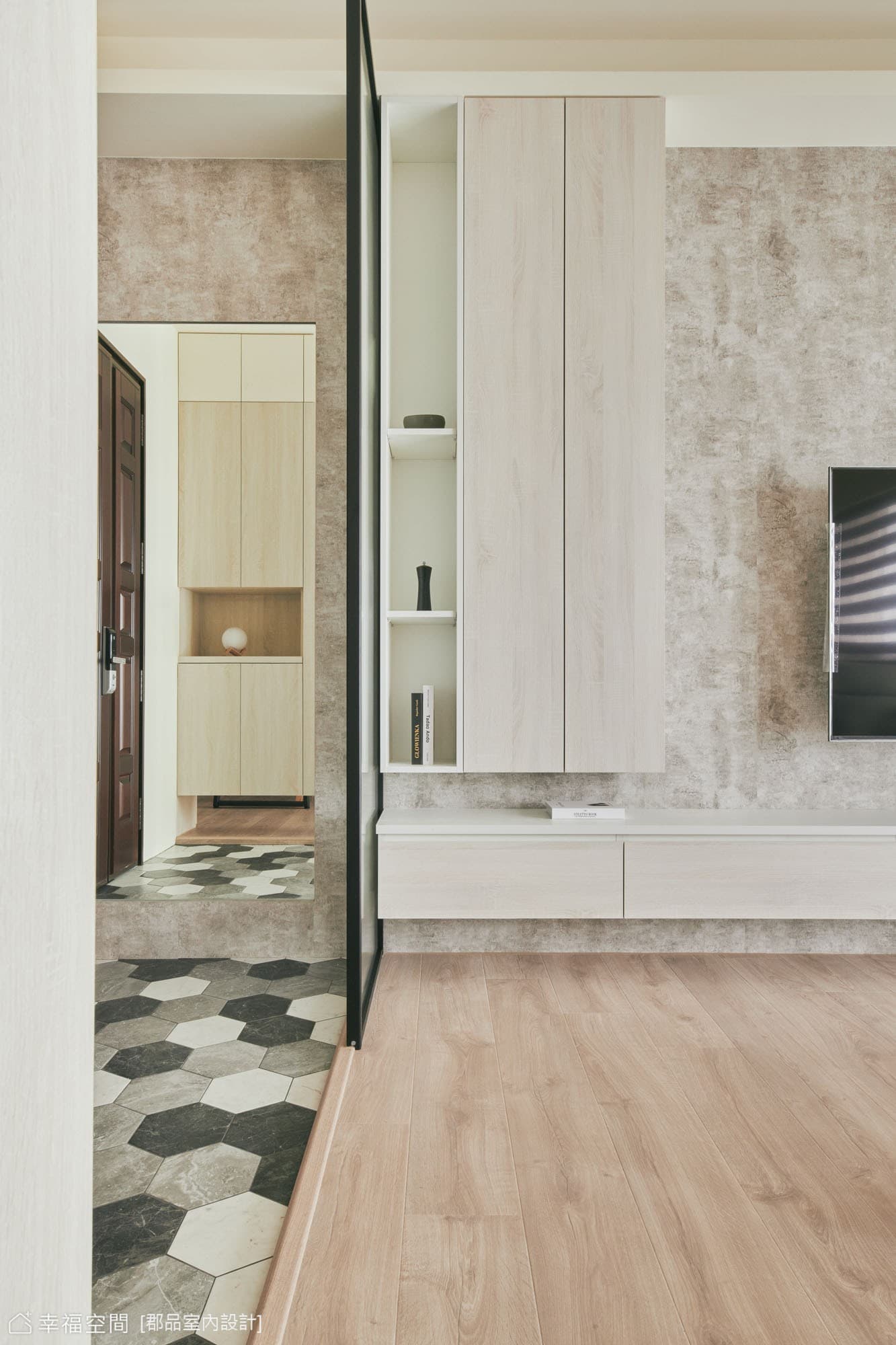 北歐風玄關櫃體設計
