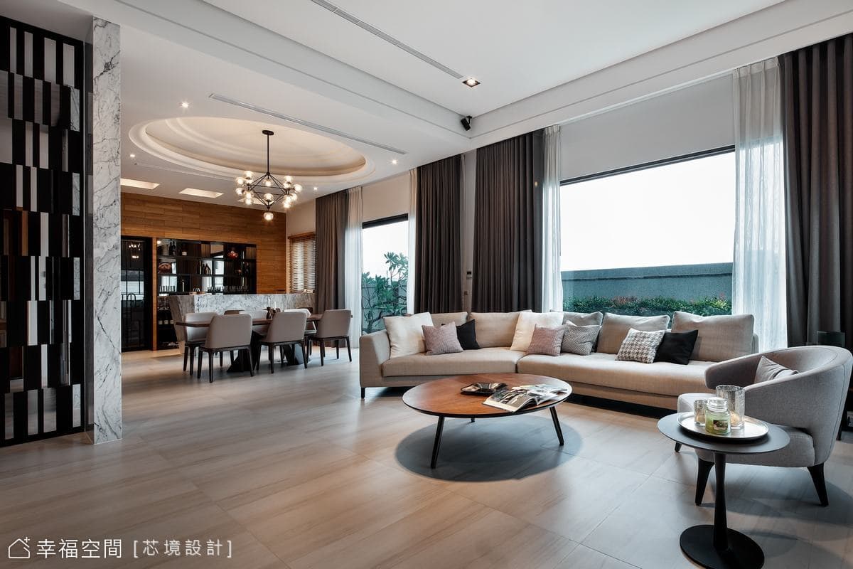 混搭多元風尚 實現別墅氣派之美 清水茂彰｜100坪｜6房、3廳、6衛