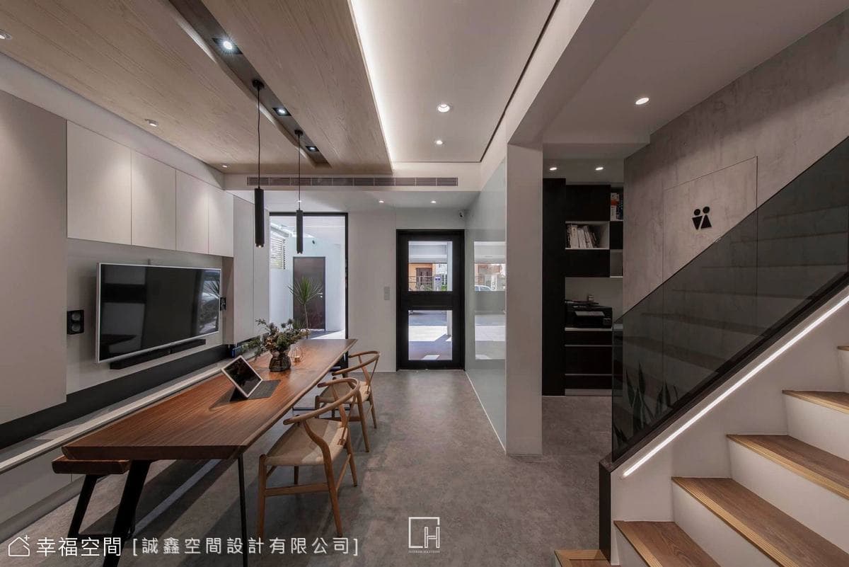 老屋翻新住辦現代風質感宅│35坪