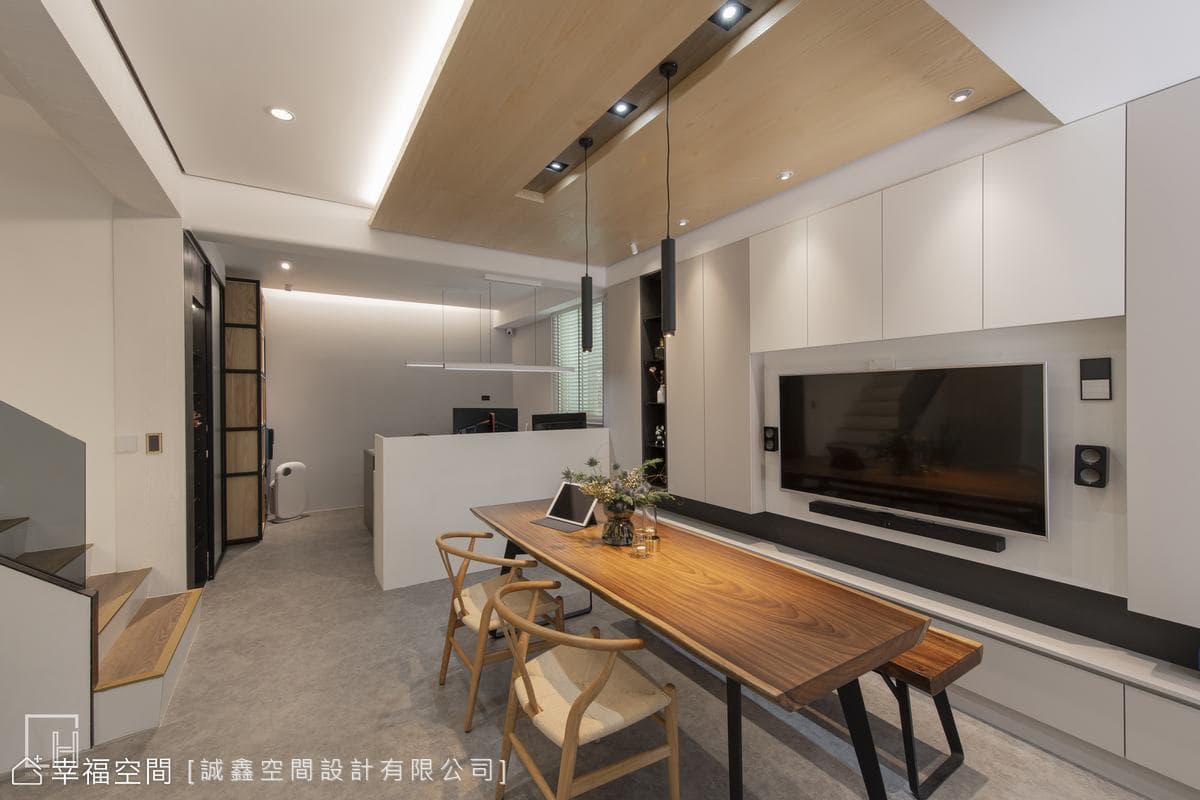 老屋翻新住辦現代風質感宅│35坪