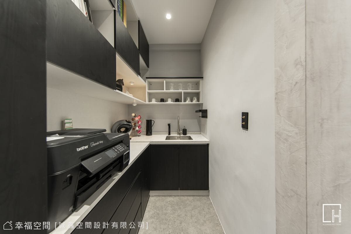 老屋翻新住辦現代風質感宅│35坪