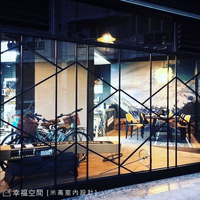 Tony san bike單車行館-輕裝工業 騎士熱愛│現代工業混搭風│25坪