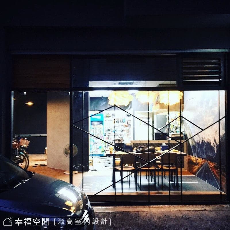 Tony san bike單車行館-輕裝工業 騎士熱愛│現代工業混搭風│25坪