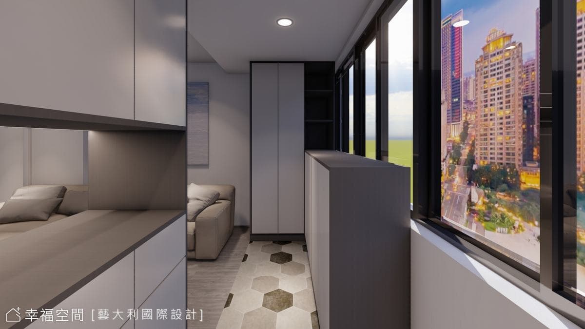 42年老屋翻新 變身灰階現代簡約居所│28坪