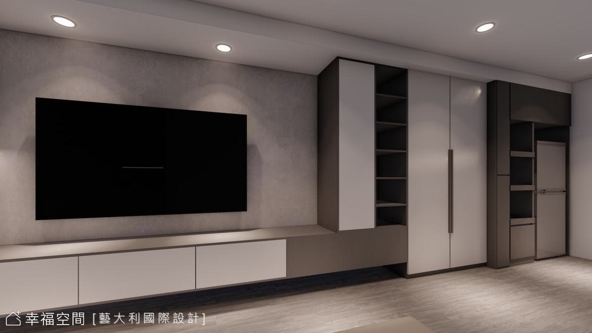 42年老屋翻新 變身灰階現代簡約居所│28坪