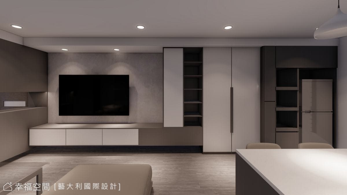 42年老屋翻新 變身灰階現代簡約居所│28坪
