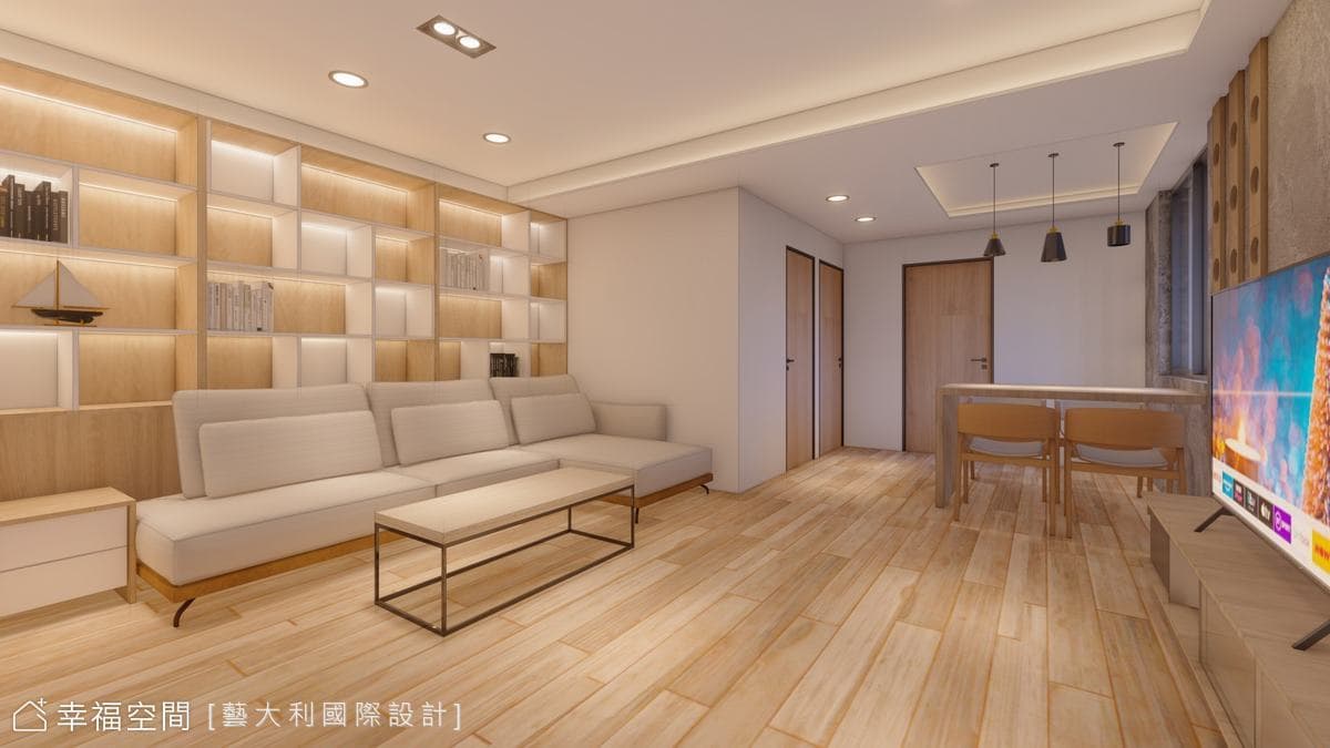 43年老屋蛻變為馨暖木韻居｜現代鄉村風｜25坪