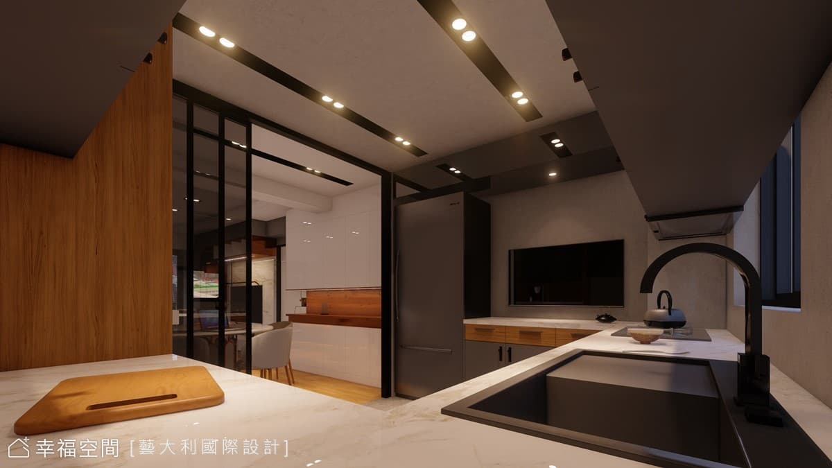 39年老屋翻新 展現綺麗風貌｜奢華風｜35坪