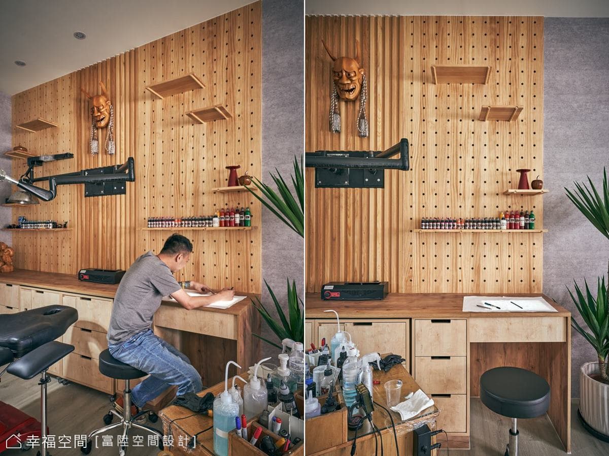 新黑魂格調｜紋身工作室｜工業風｜8坪