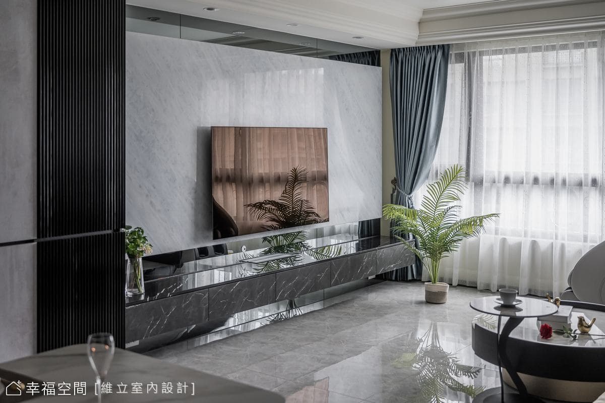 流光下的璀璨家景 清麗奢美現代宅|40坪
