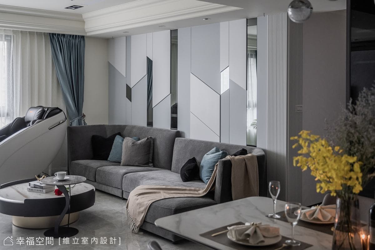 流光下的璀璨家景 清麗奢美現代宅|40坪