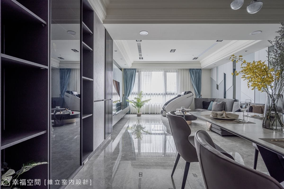 流光下的璀璨家景 清麗奢美現代宅|40坪