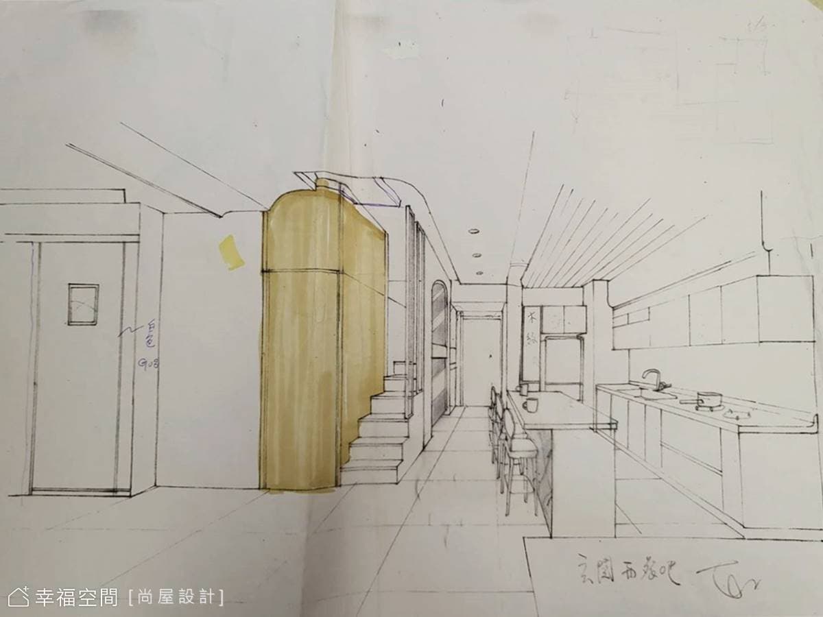 17坪實用三房 高低差採光完美收納