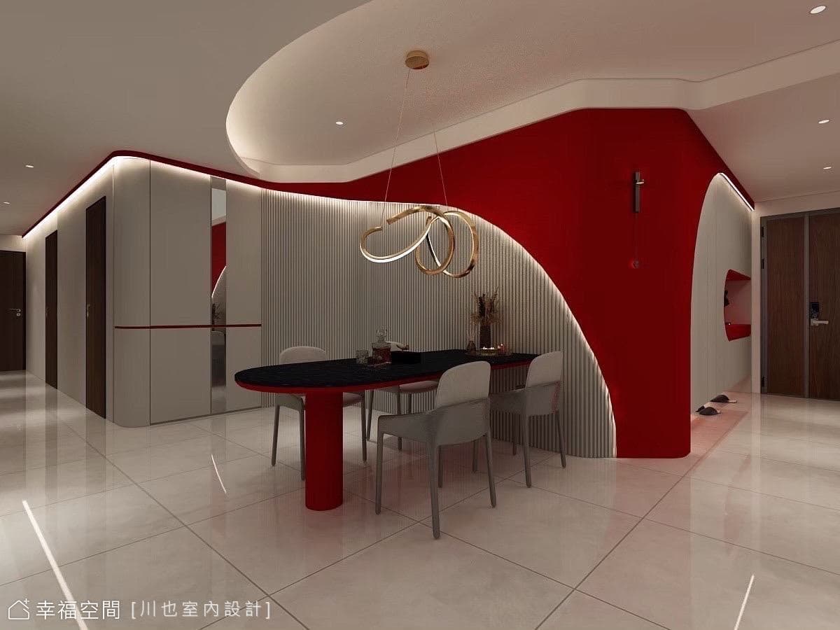 掀起艷麗玫瑰色浪潮 形構廣袤無憂沉境 │41坪