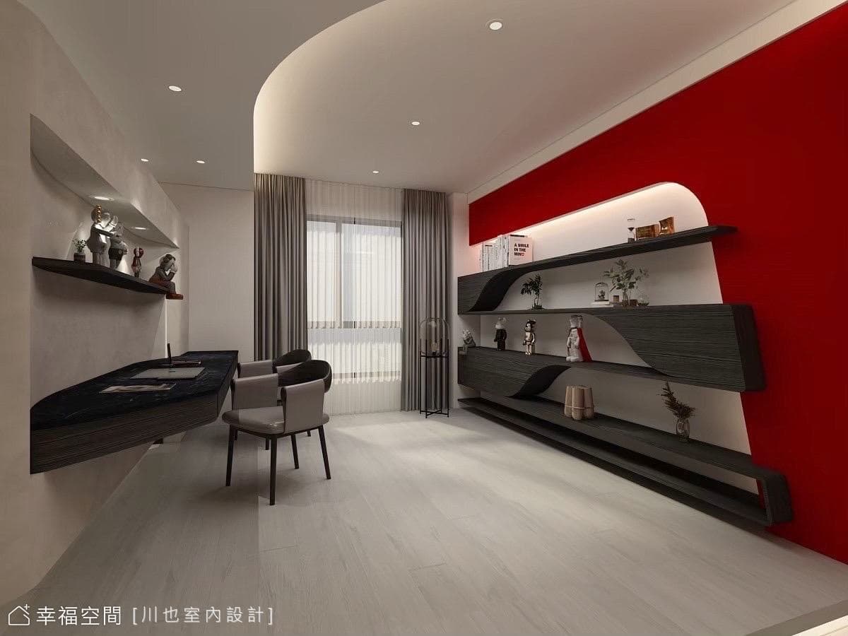 掀起艷麗玫瑰色浪潮 形構廣袤無憂沉境 │41坪
