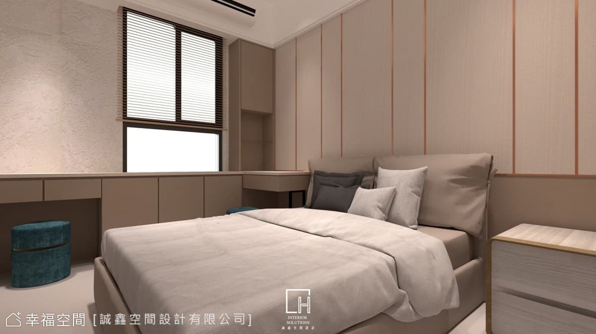 暖灰漫流 紓壓療寓|現代風|15坪
