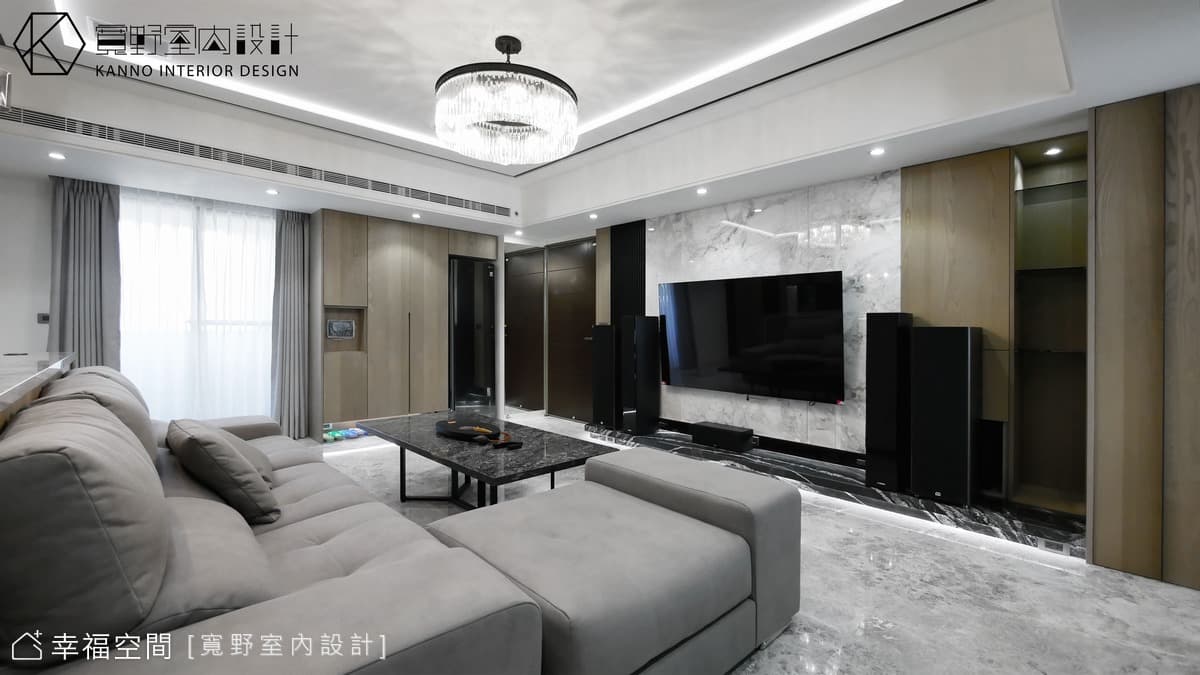 引墨悠境 凝縮石光|現代風|50坪
