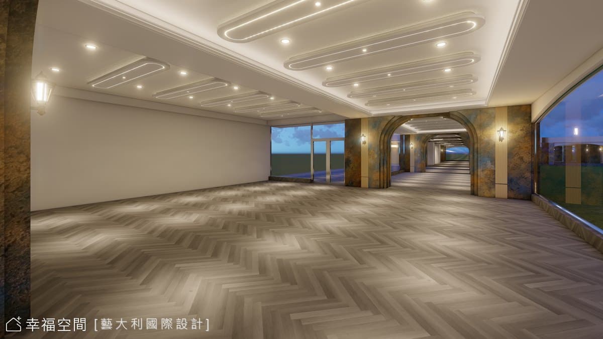 華而不奢 迷離夜幕|現代風|300坪