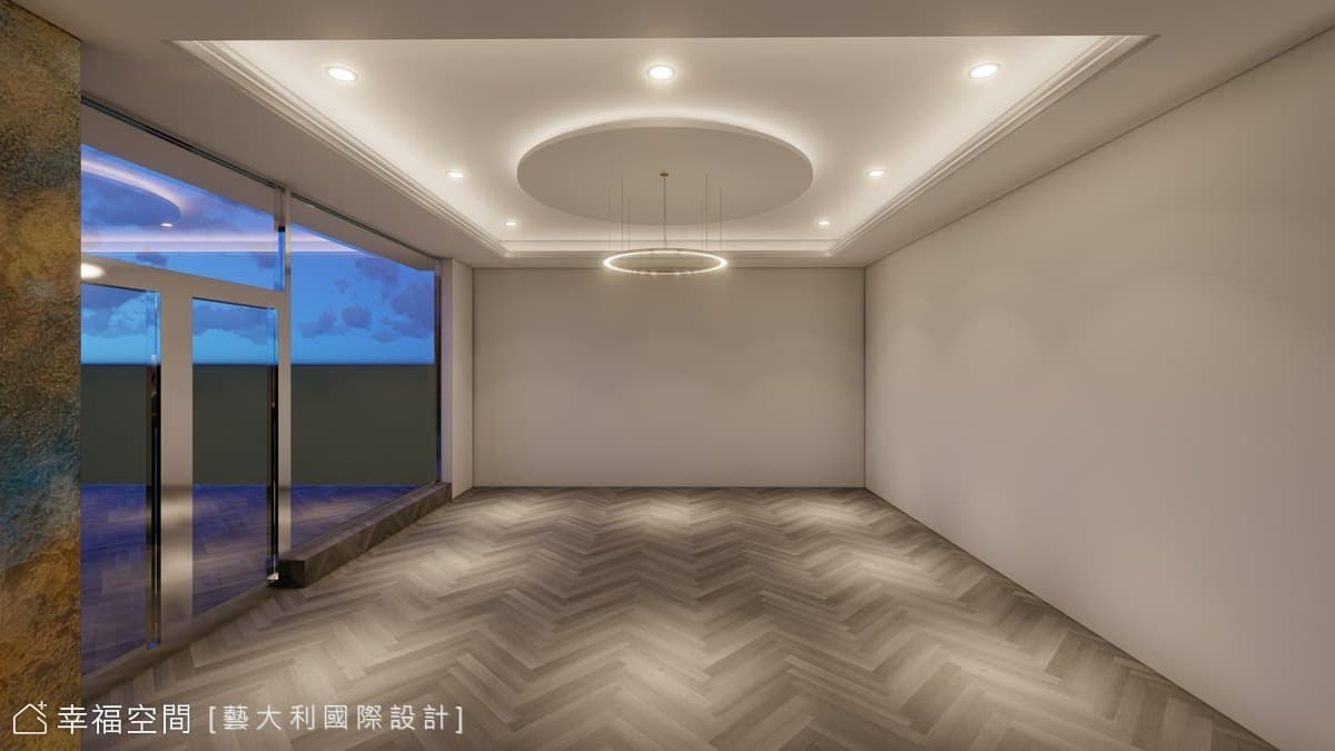 華而不奢 迷離夜幕|現代風|300坪