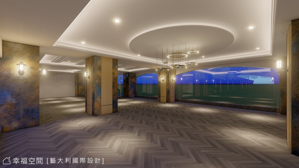 華而不奢 迷離夜幕|現代風|300坪