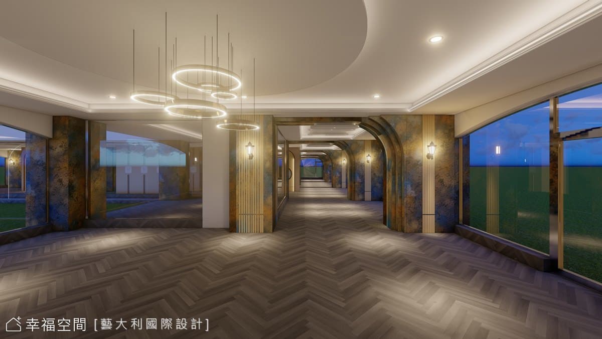 華而不奢 迷離夜幕|現代風|300坪