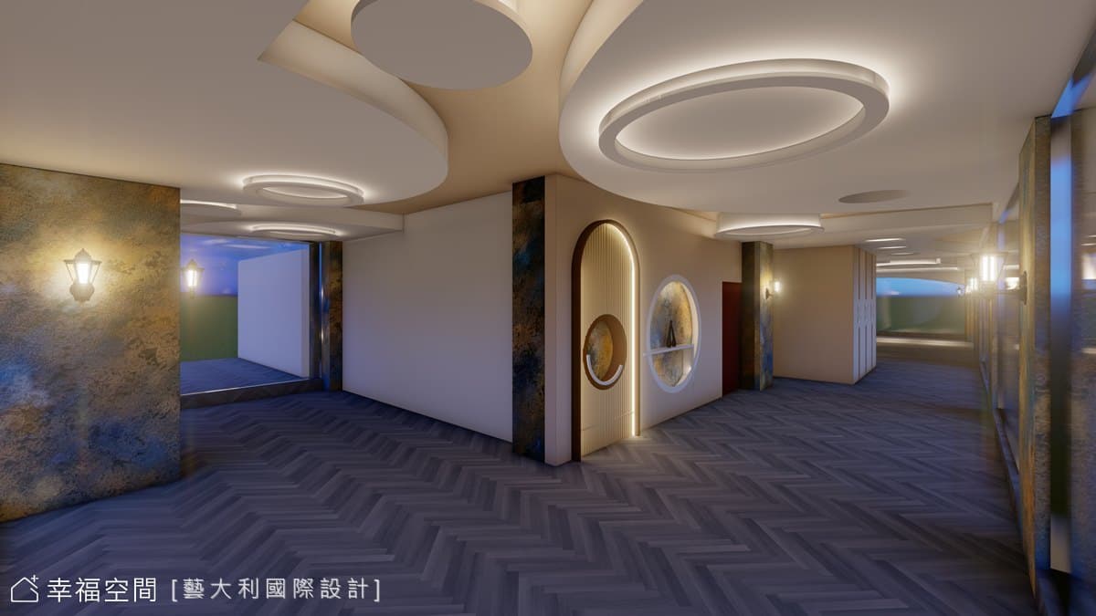 華而不奢 迷離夜幕|現代風|300坪