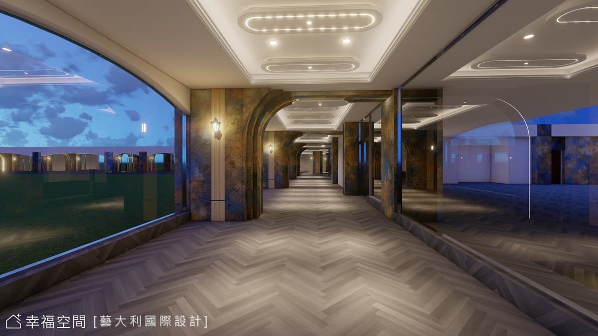 華而不奢 迷離夜幕|現代風|300坪