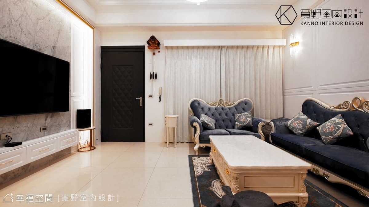 淡雅白潤簡約宅│新古典風│50坪