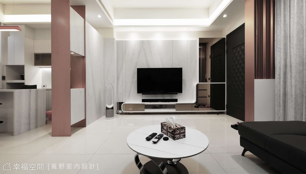優雅微奢 玫瑰色浪漫|35坪