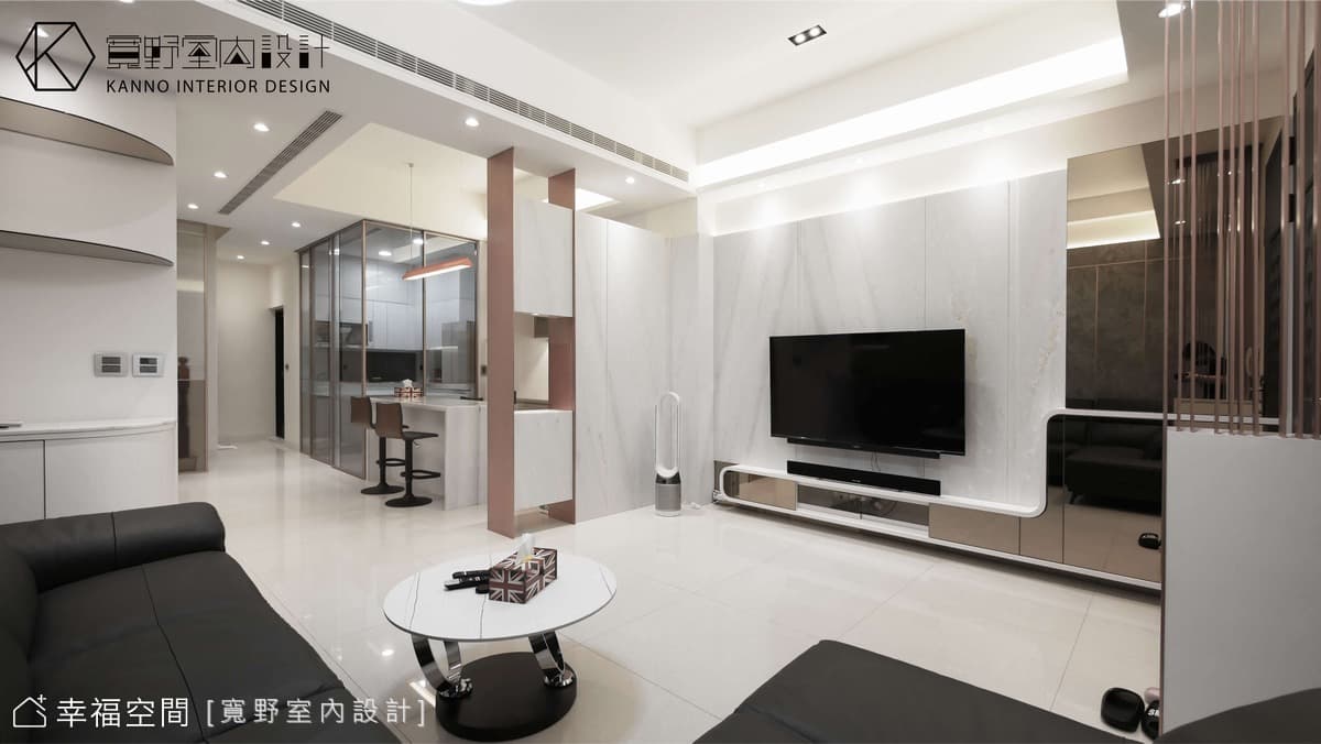 優雅微奢 玫瑰色浪漫|35坪