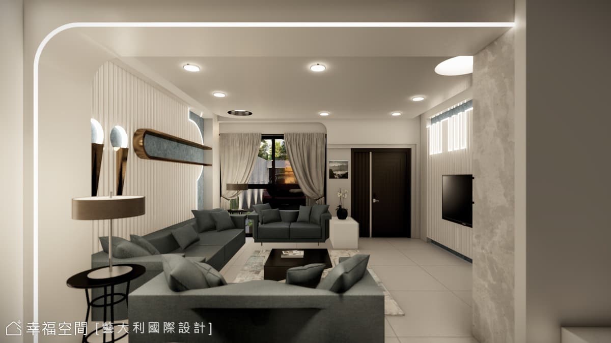 優雅知性現代透天質感宅│100坪