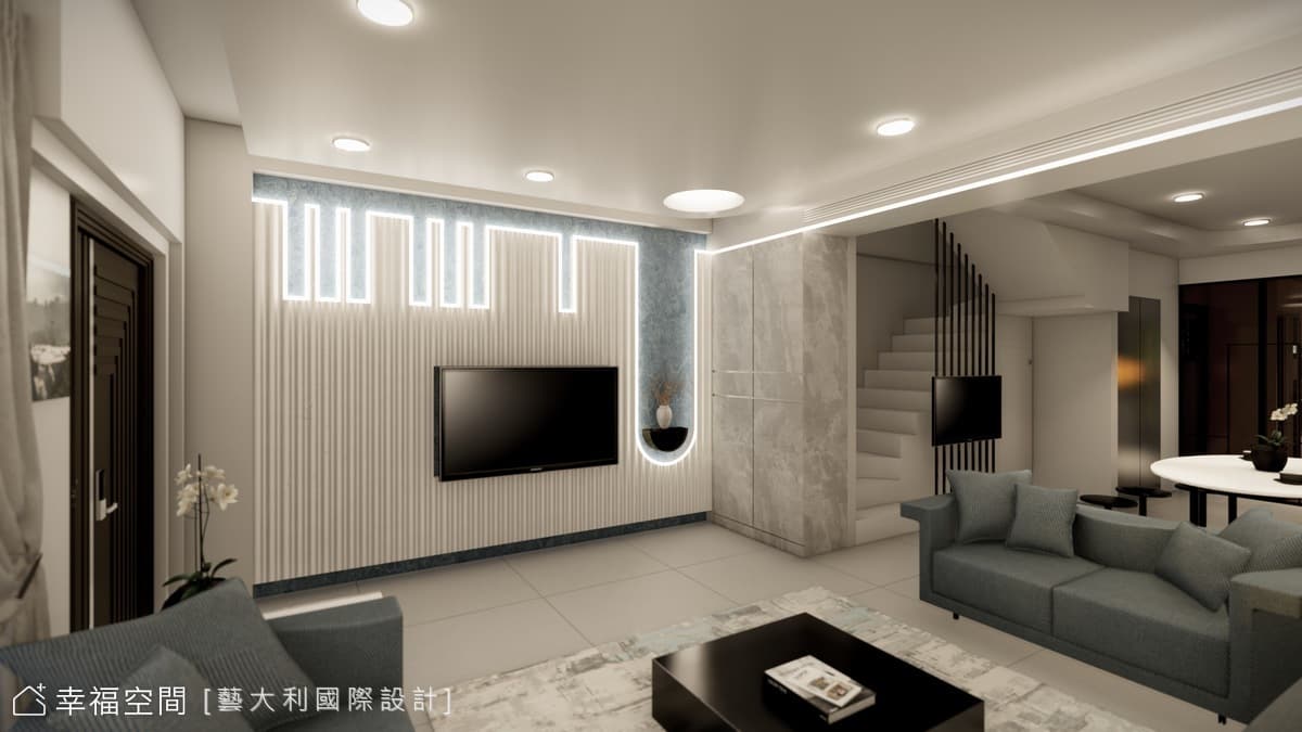 優雅知性現代透天質感宅│100坪