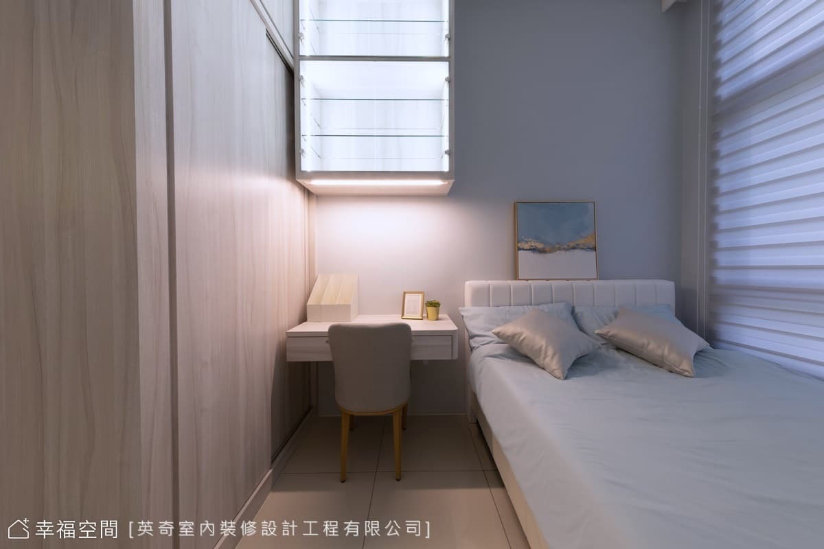 美式優雅與純白場域的不期而遇|現代風|35坪
