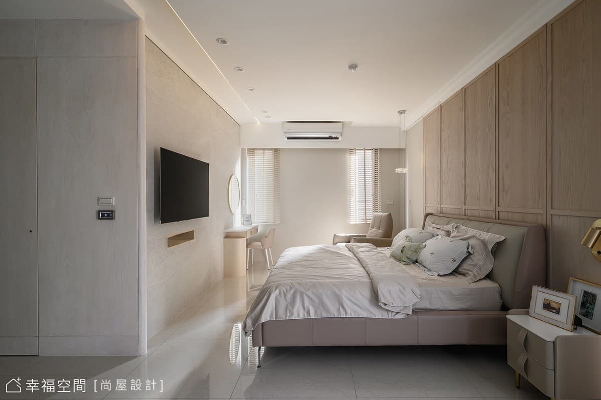 輕奢柔美 覓謐逸境|現代美式|42坪
