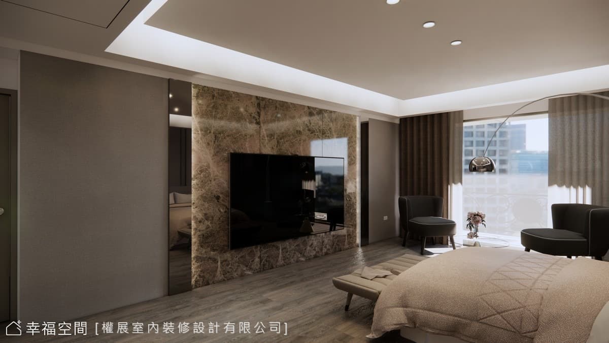 建構輕奢度假靜謐宅 樂享飯店式生活｜現代風｜70坪