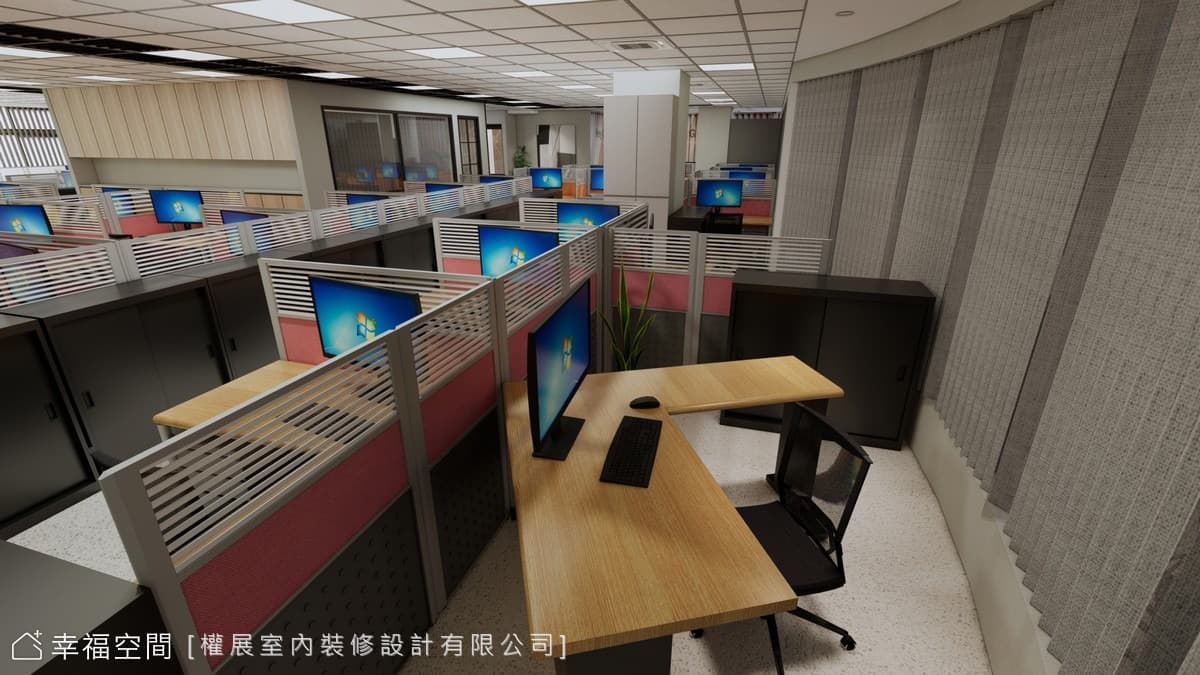 高效人性化辦公室設計 傳達企業理念│現代風│140坪