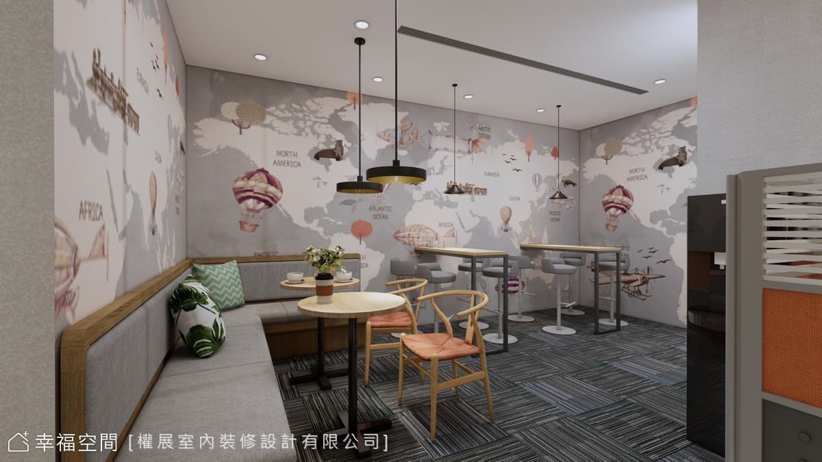 高效人性化辦公室設計 傳達企業理念│現代風│140坪