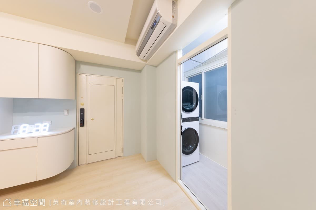 色調與機能並存  邂逅圓弧之下的溫柔家景|40坪