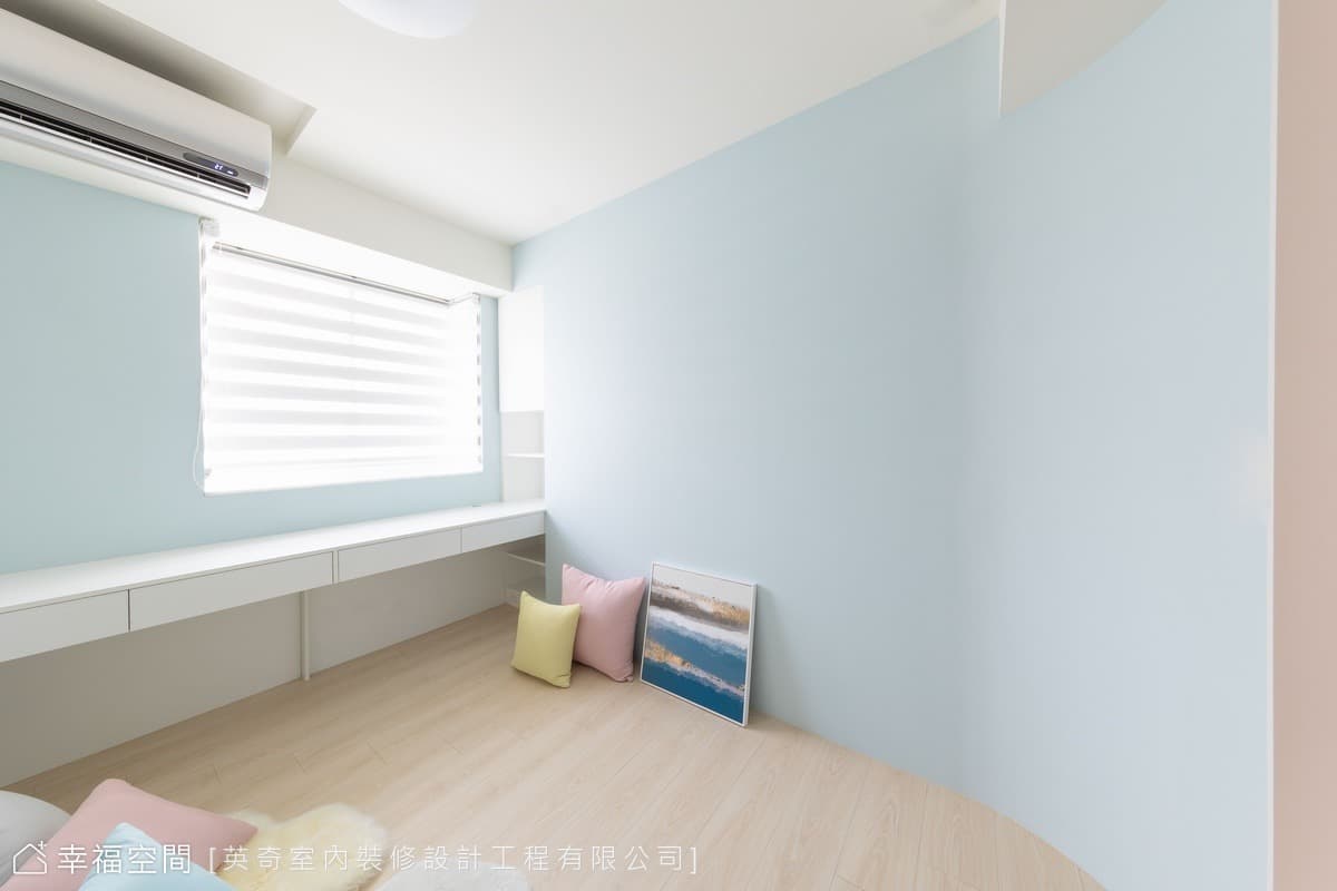 色調與機能並存  邂逅圓弧之下的溫柔家景|40坪