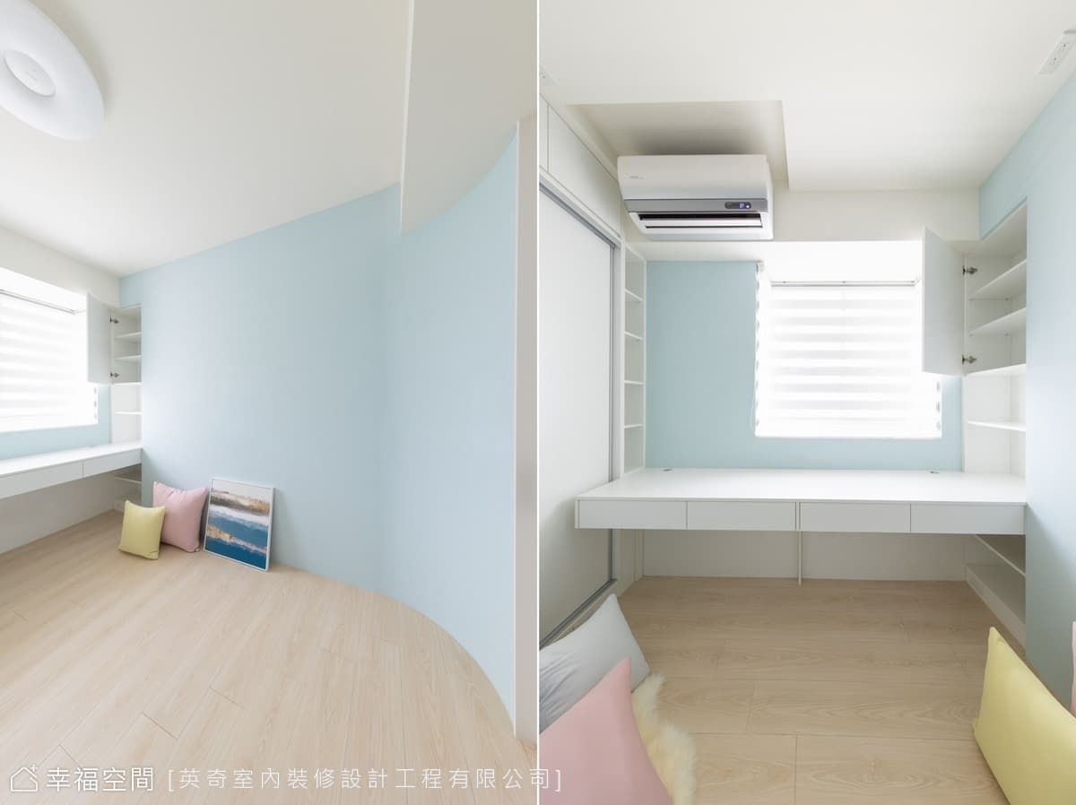 色調與機能並存  邂逅圓弧之下的溫柔家景|40坪