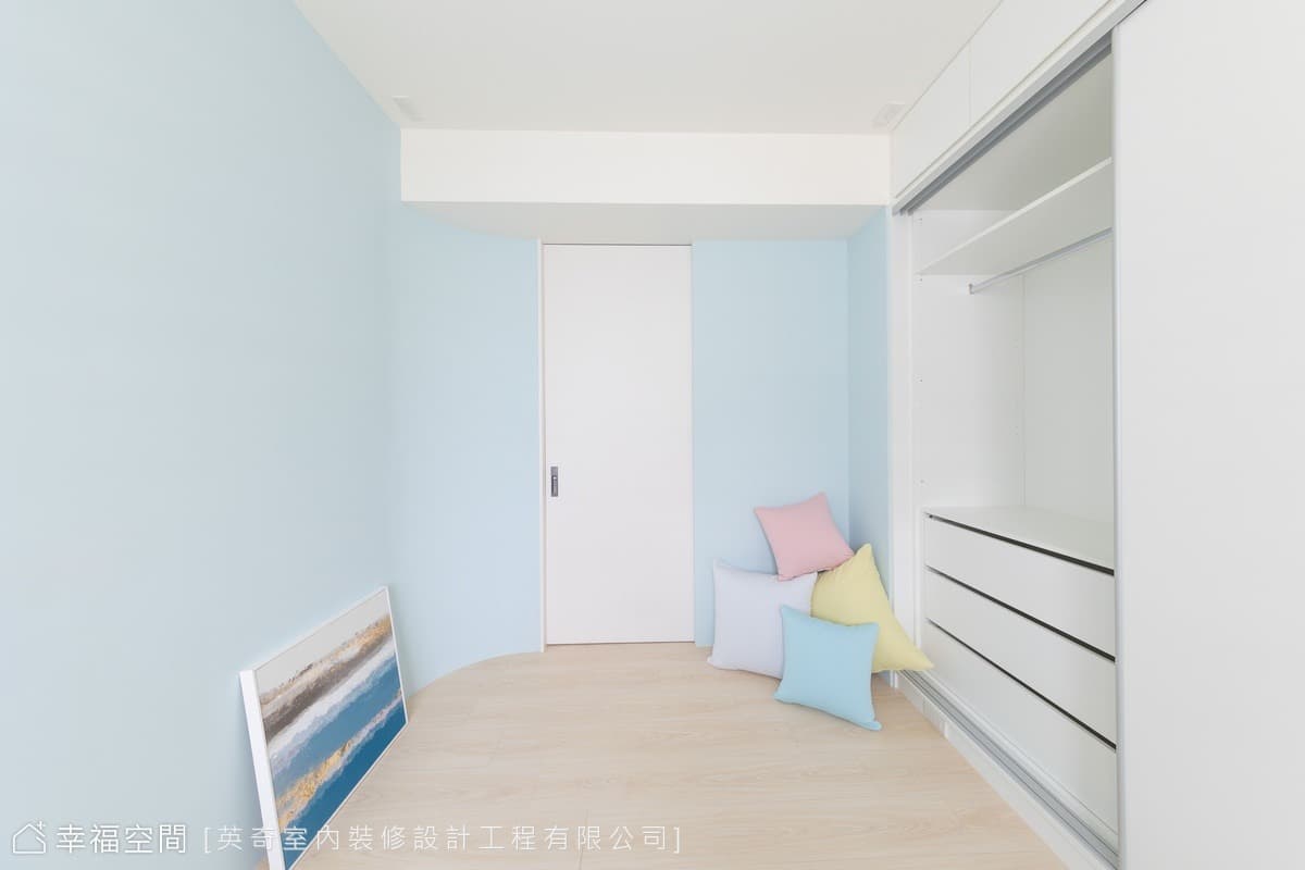 色調與機能並存  邂逅圓弧之下的溫柔家景|40坪