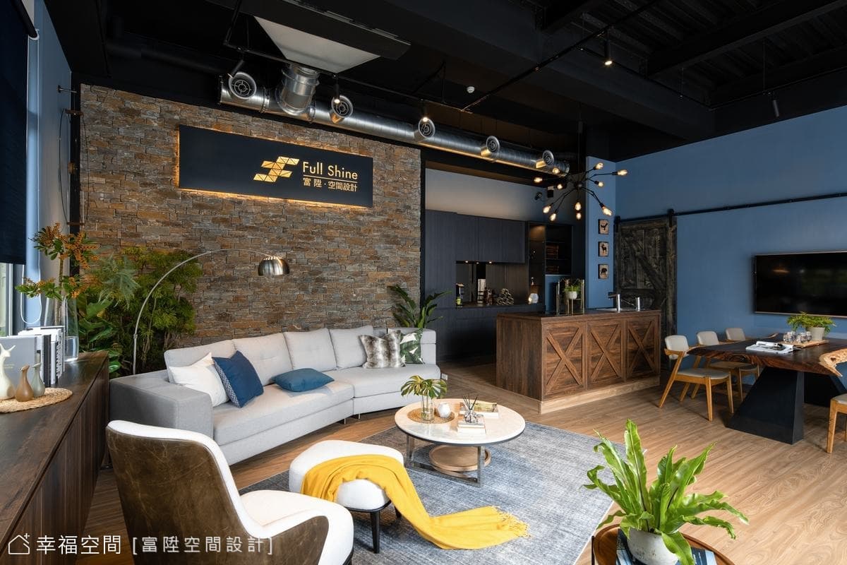 輕工業風的敘事空間｜15坪