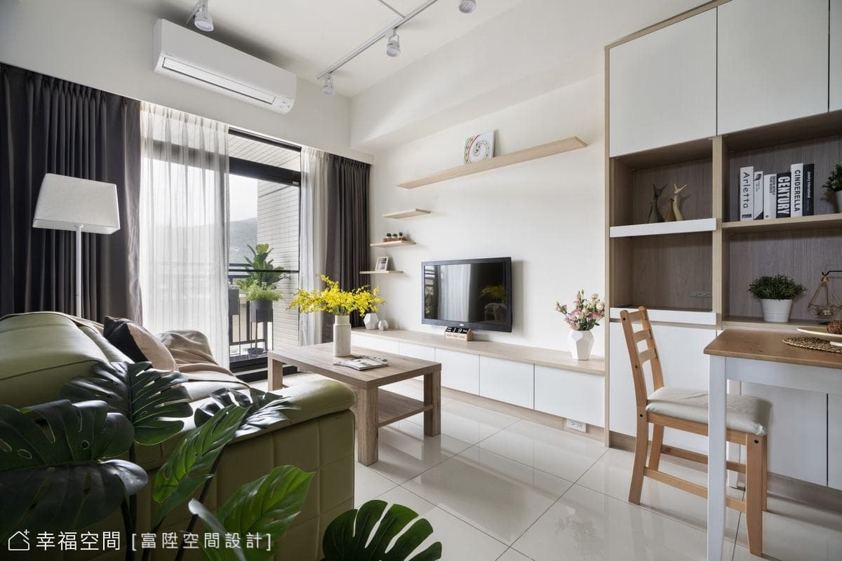 過的好,是因為你讓自己看見了美好|北歐風、現代風|25坪|2房、2廳、1衛