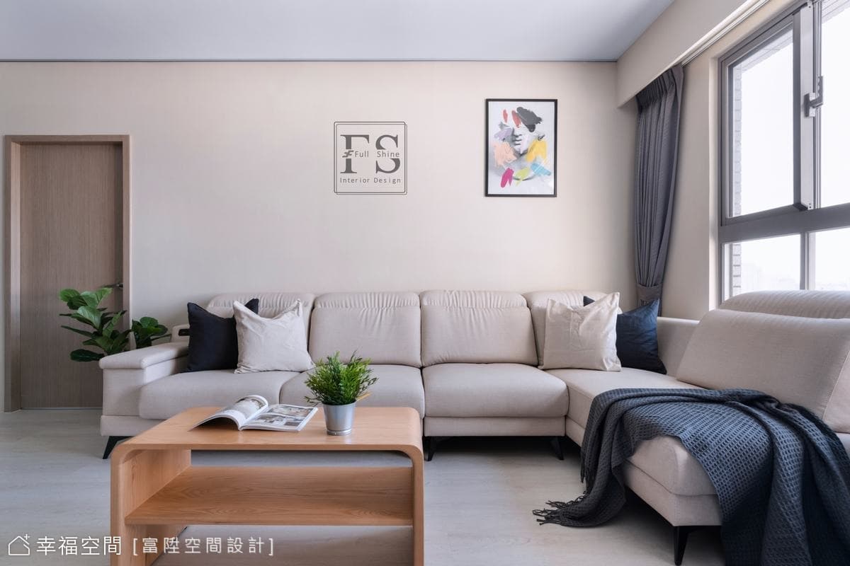 家，為我們圈出生活幸福的形狀｜現代風、混搭風｜30坪｜4房、2廳、2衛
