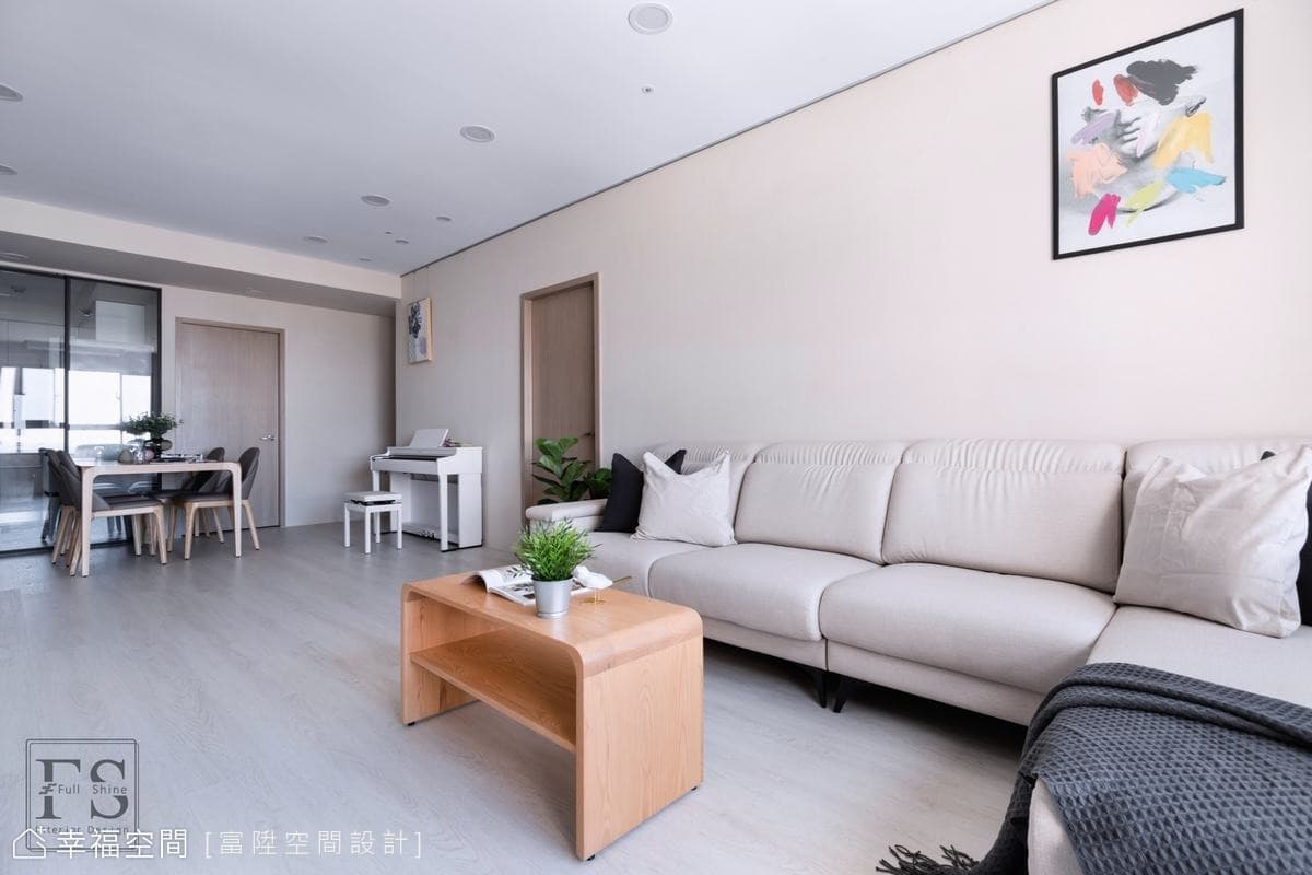 家，為我們圈出生活幸福的形狀｜現代風、混搭風｜30坪｜4房、2廳、2衛