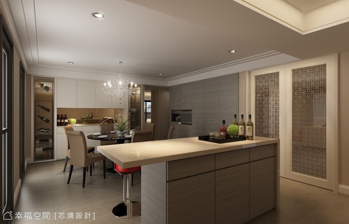 內斂奢華元素 砌築新古典大宅 美河市｜50坪｜3房、2廳、3衛