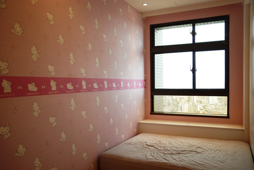 室內裝潢圖片，臥室 浪漫與童真 簡約時尚清透居